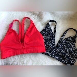 Victoria’s Secret sport VSX set of 2 strappy sports bras small